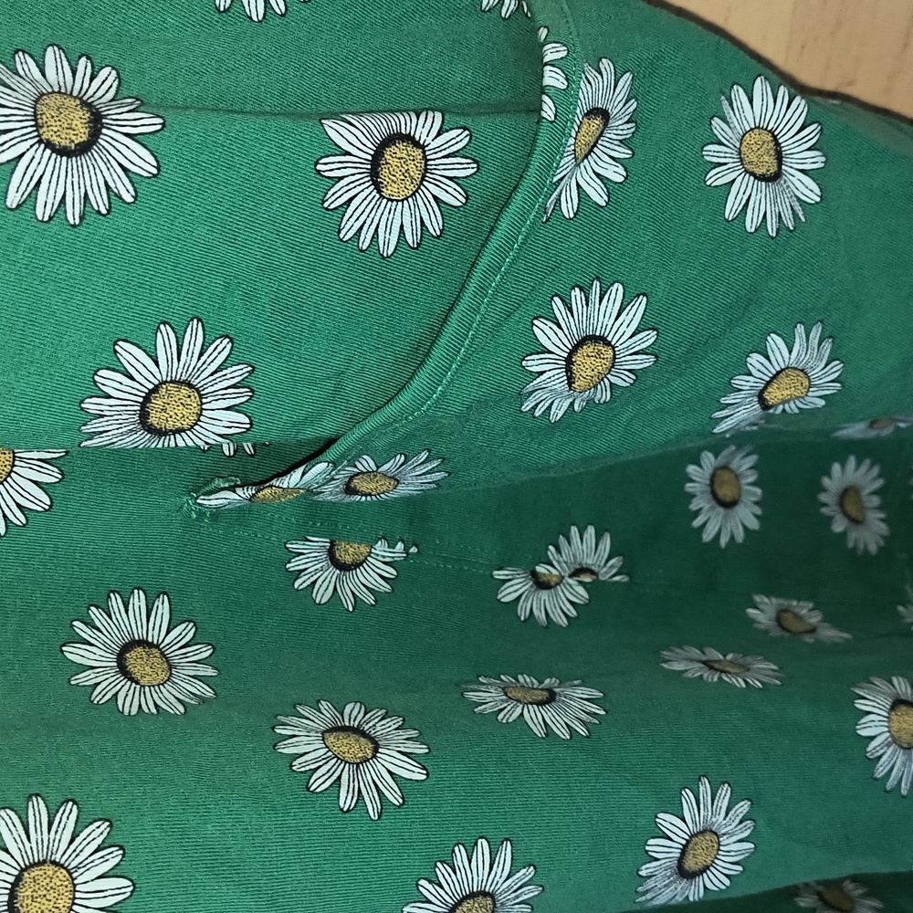 FP Movement by Free People Hot Shot Green Daisy Print Romper - Picture 5 of 10